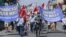 Manifestación en Kiev contra el terrorismo. 