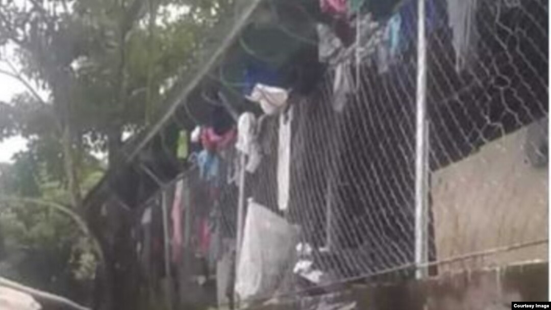 Albergue del Servicio Nacional de Fronteras en La Peñita, ubicada en Metetí, en el Darién panameño.