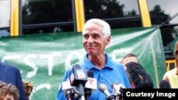 Charles Christ en campaña para la gobernación de Florida
