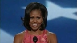Michelle Obama realiza discurso en convención demócrata