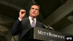 Fotografía de archivo del aspirante presidencial republicano Mitt Romney.