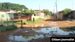 Reporta Cuba. Despilfarro de agua en Güira de Melena. Foto: Martha Domínguez.