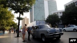 Un taxi en La Habana.