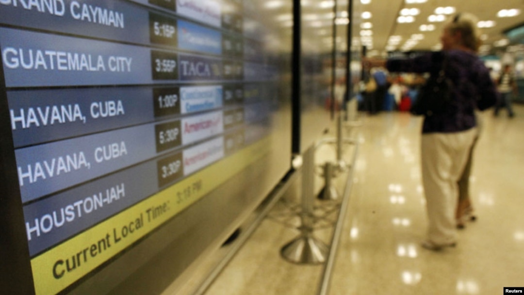 Lista de vuelos del aeropuerto Internacional de Miami