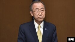 El secretario General de Naciones Unidas, Ban Ki-moom, en foto de archivo