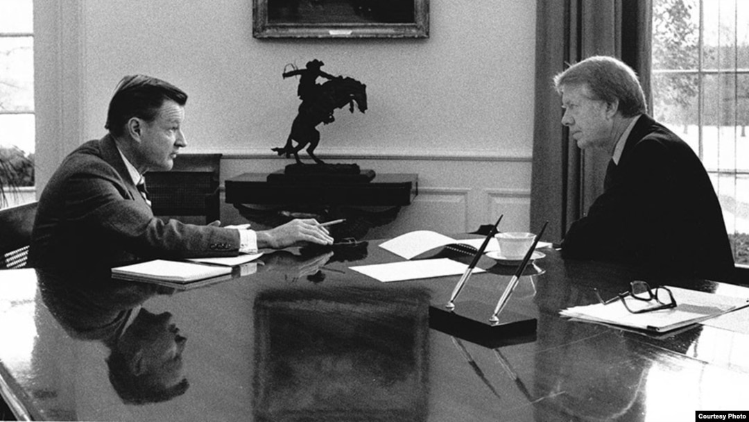Brzezinski y Carter en la Casa Blanca