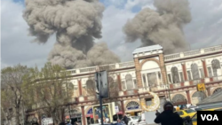 Imágenes de los bombardeos de EEUU e Israel a Teherán, el 28 de febrero de 2026.