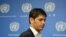 El ministro de Economía de Argentina, Axel Kicillof, asiste hoy, miércoles 25 de junio de 2014, a una conferencia de prensa después del encuentro del G77 titulado "Reestructuración de la Deuda Soberana: el caso de Argentina" en la sede de la Naciones Unid