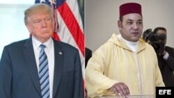 El presidente Donald Trump no recibió al rey de Marruecos, Mohamed VI. 
