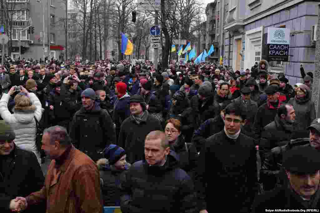 Marcha de la Dignidad en Ucrania.