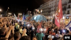 Miles de personas marcharon este miércoles en Madrid 