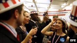 El evento de la noche electoral de Estados Unidos, en la embajada de este país en Londres.