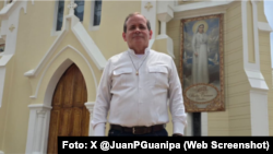 El líder opositor venezolano y ex preso político, Juan Pablo Guanipa