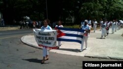 Reporta Cuba. Marcha dominical el 2 de agosto. Foto: Ángel Moya.