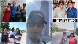 Fotos en redes sociales de cubanos en la isla con la gorra que promociona el filme "Plantados".