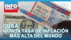 Cuba: Quinta tasa de inflación más alta del mundo