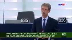 Maduro a Corte Penal Internacional, piden en Parlamento Europeo