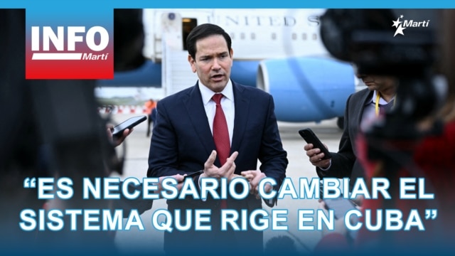 Info Martí | "Es necesario cambiar el sistema que rige en Cuba" - marzo 27, 2026