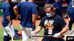 Entrenamientos de los Astros de Houston durante la pandemia