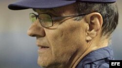 Joe Torre, mánager del equipo estadounidense que participa en el Clásico Mundial de Béisbol.
