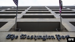 Fachada del edificio del "The Washington Post". Archivo.