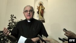 El secretario de la Conferencia de Obispos Católicos de Cuba, monseñor José Félix Pérez