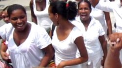 Iglesia católica de Gibara abierta para las Damas de Blanco