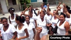 Damas de Blanco de Santiago de Cuba.