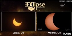 Transmisión en vivo del eclipse total de Sol. (NASA)