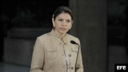 La presidenta de Costa Rica, Laura Chinchilla. Archivo.