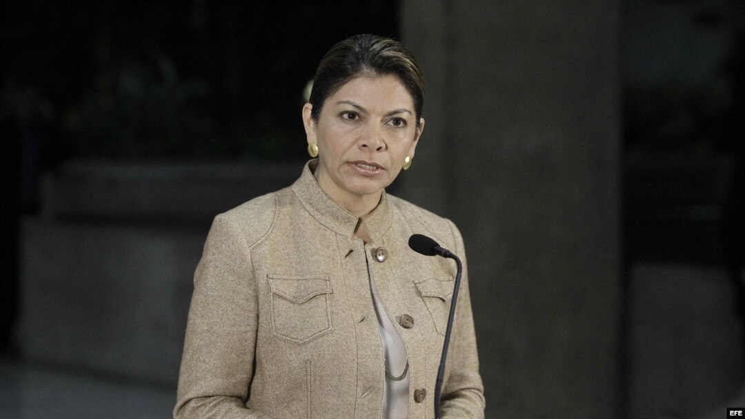 La presidenta de Costa Rica, Laura Chinchilla. Foto de archivo