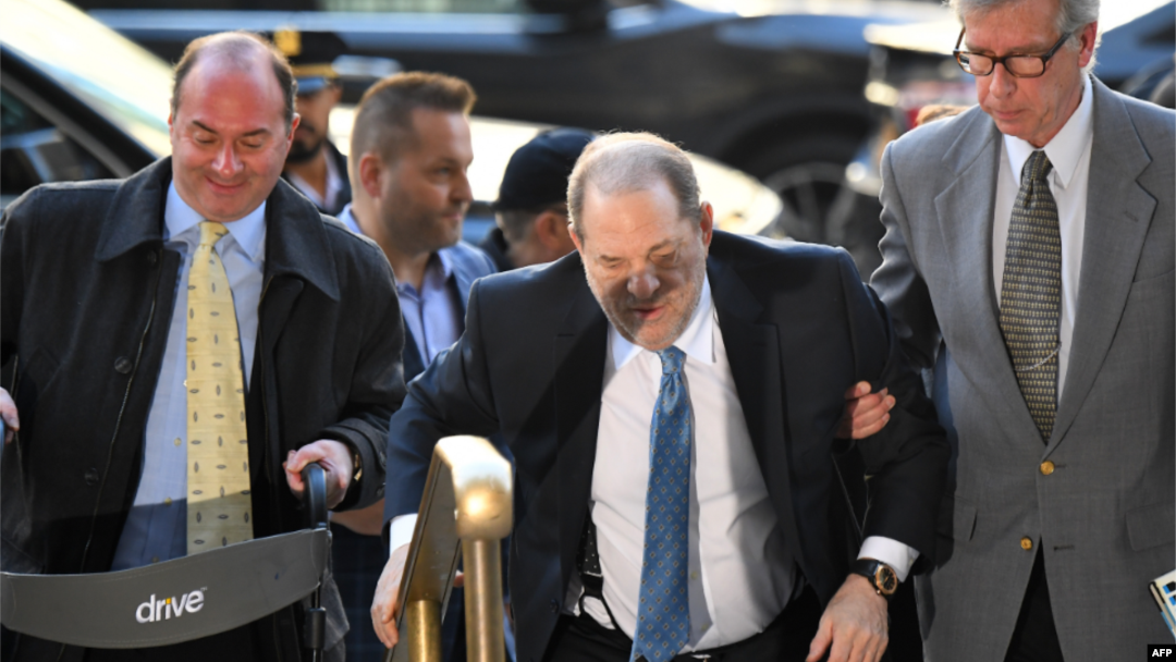 Harvey Weinstein a su llegada al Tribunal de Nueva York