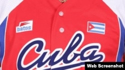 Uniforme del equipo Cuba.