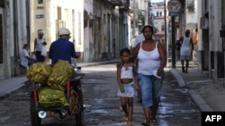 Vista de una calle de La Habana este 17 de abril de 2019.