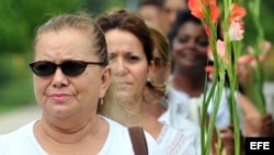 Laura Pollán, fallecida líder del movimiento opositor femenino Damas de Blanco. (Archivo)