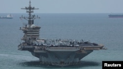 El portaaviones estadounidense USS Abraham Lincoln