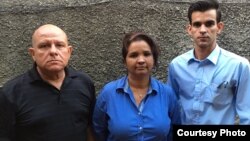 Equipo de trabajo de Convivencia: DagobertoValdés Karina Gálvez y Yoandy Izquierdo (Archivo)