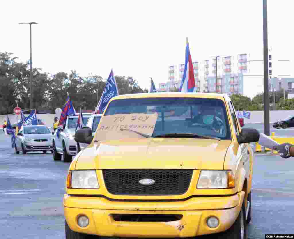 Caravana por la Libertad y la Democracia en Miami.