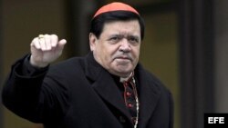  El cardenal mexicano Norberto Rivera Carrera. 