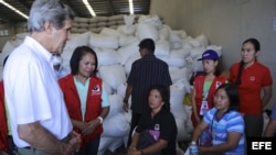John Kerry anunció la suma de 26,4 millones de dólares a la ayuda a Filipinas