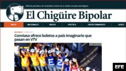 Portada del Chigüire Bipolar, un proyecto digital de sátira y humor político venezolano.
