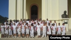Damas de Blanco en el Santuario del Cobre Santiago de Cuba