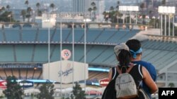 El estadio de los Dodgers en Los Angeles, en agosto del 2020.