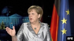 La canciller alemana Angela Merkel. Archivo. 
