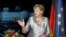 La canciller alemana Angela Merkel en su mensaje de fin de año. 