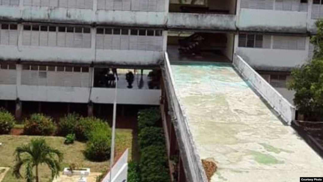 Centro de aislamiento para sospechosos COVID-19 Jagüey Grande Cortesía de Ania Zamora