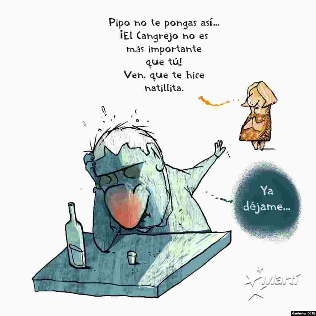 El presidente diluido en el castrismo.