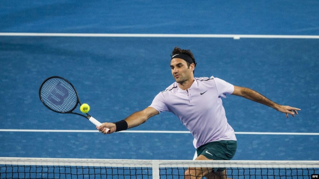 Roger Federer en la Copa Hopman.