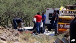 FOTO ARCHIVO. En 2023, al menos 16 inmigrantes de Venezuela y Haití murieron en un accidente de autobús en Villa de Tepelmeme, Oaxaca.