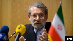 Jefe del parlamento iraní Ali Larijani.